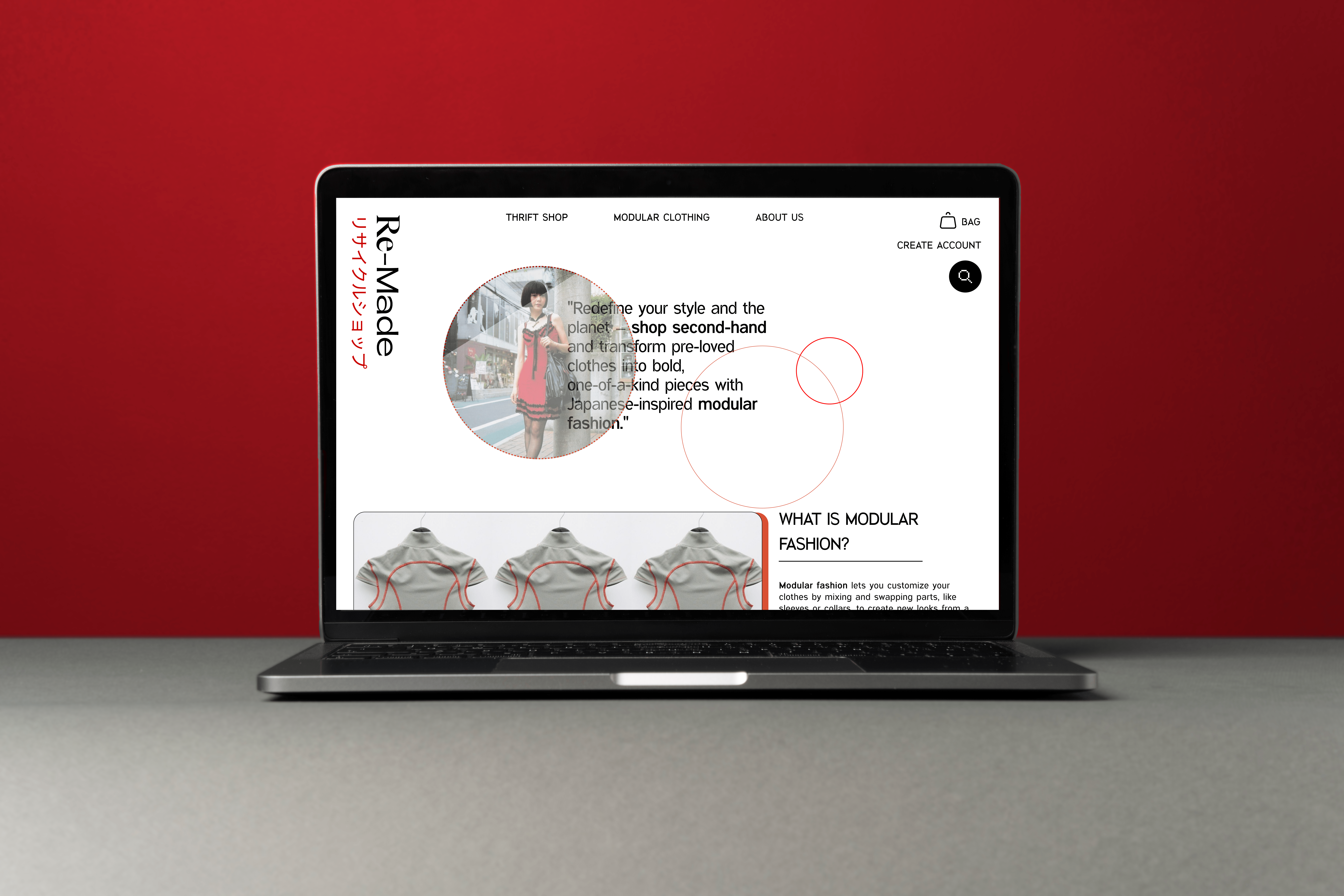 Prototype website grid en kleur